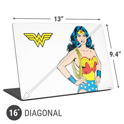 DC Comics Wonder Woman Classic Art Pose Universal Laptop 16in (13 x 9.4in) Skin